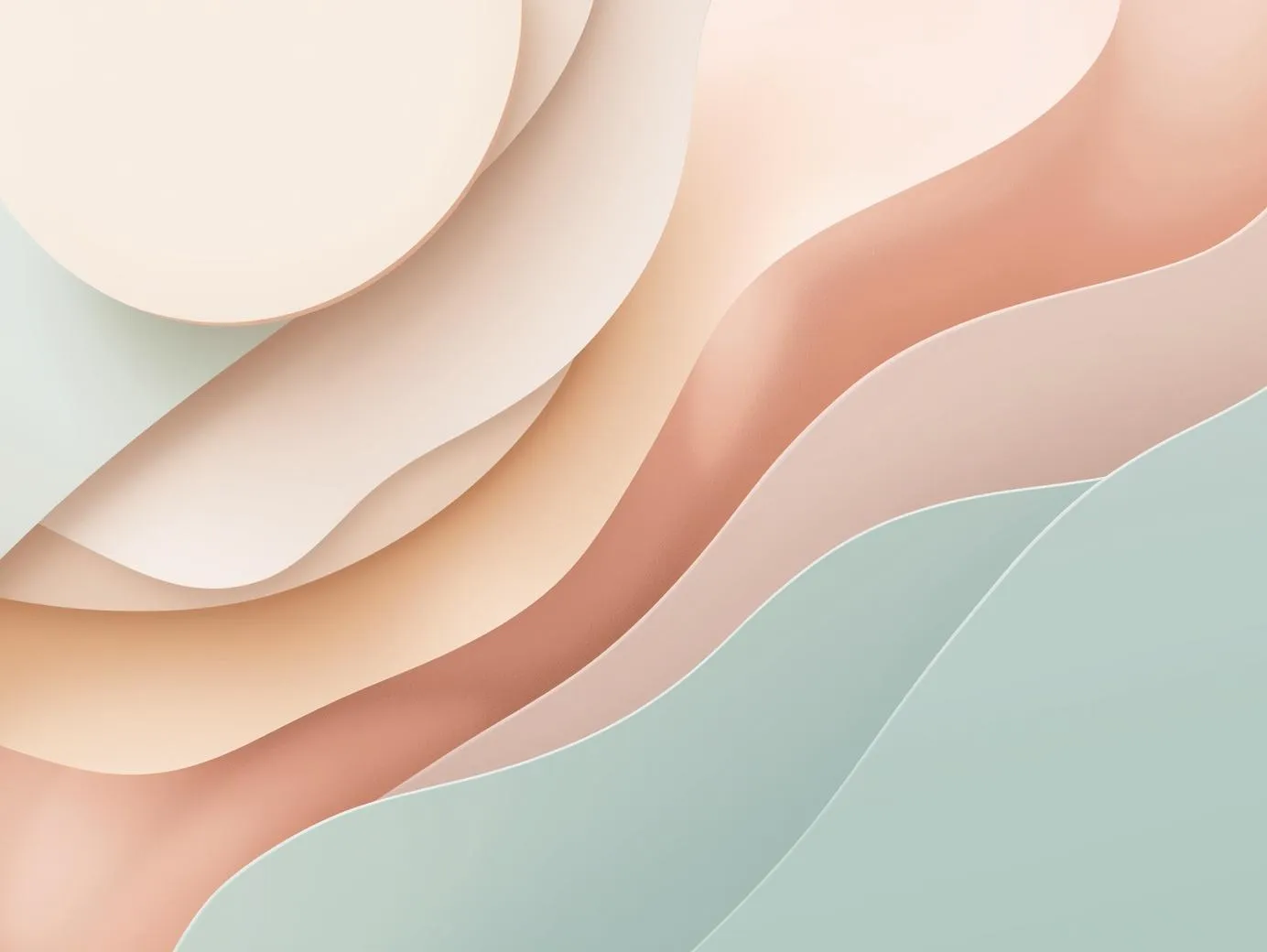 Layered abstract composition symbolising a balanced approach to daily living